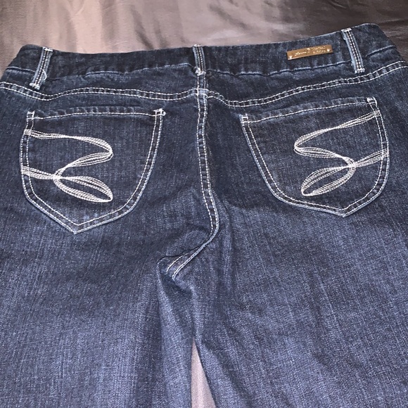 Seven7 dark premium denim wash jeans - Picture 6 of 11